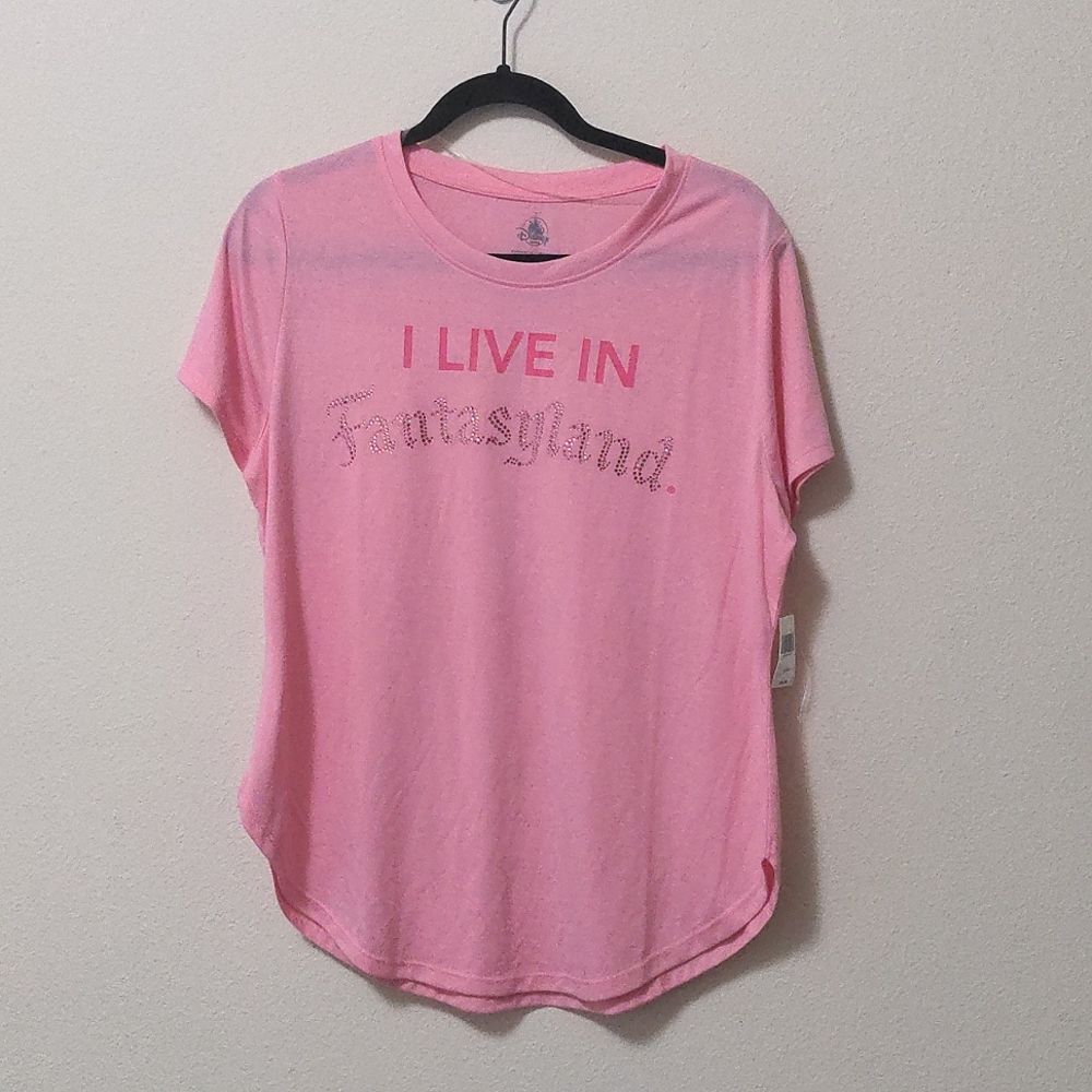 Disney Parks Fantasyland Pink Tee